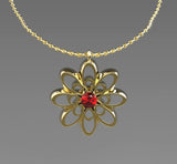 INFINITY FLOWER PENDANT