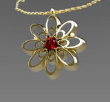 INFINITY FLOWER PENDANT