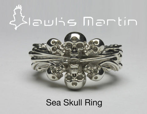 Sea Skull Ring