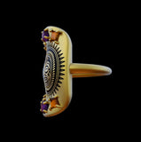 Tiki Shield Ring