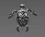 Tiki Turtle Pendant